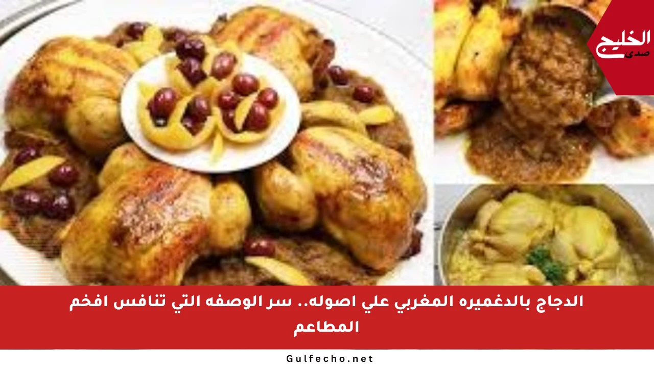 الدجاج بالدغميرة المغربي على أصوله.. سر الوصفة التي تنافس أفخم المطاعم